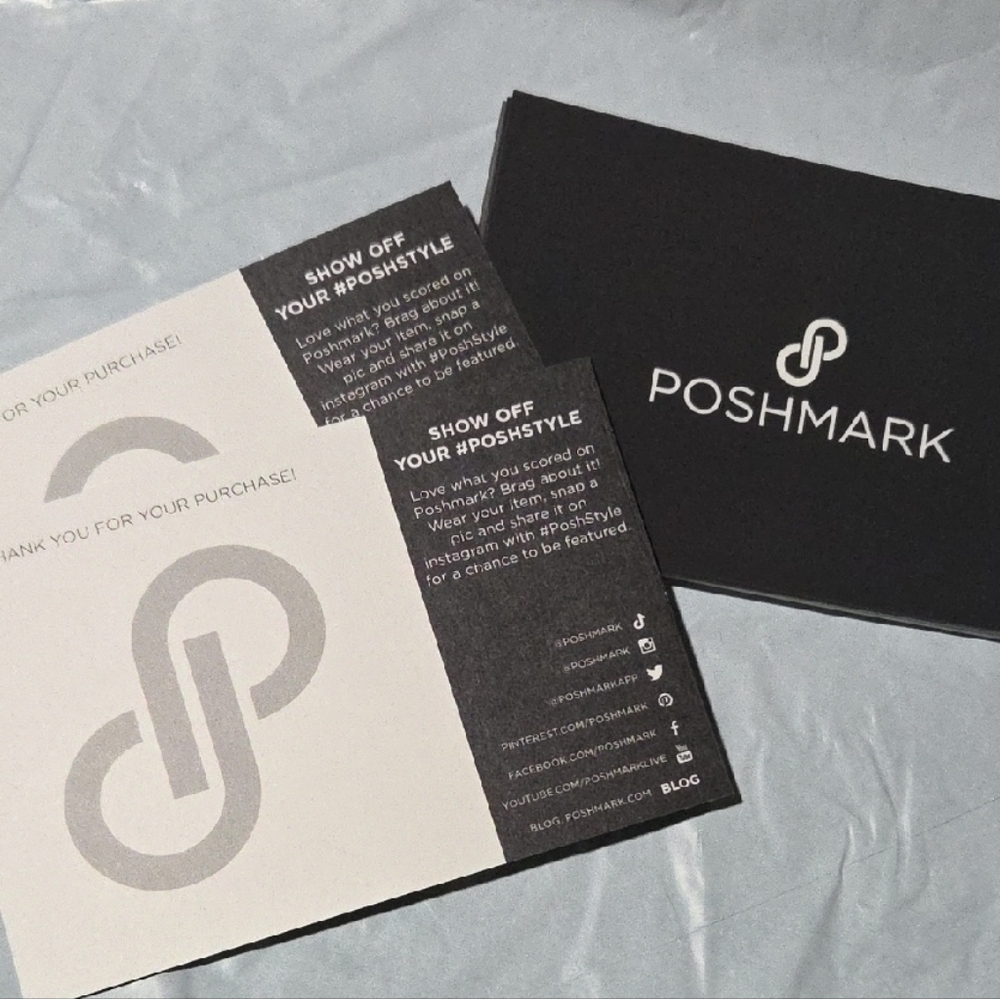 Poshmark Thank You Card with Logo